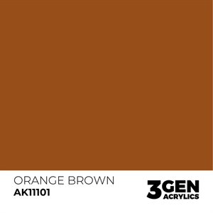 AK 3rd Generation Acrylics - Orange Brown