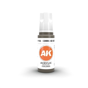 AK 3rd Generation Acrylics - Command Green