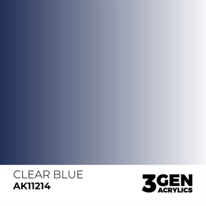 AK 3rd Generation Acrylics - Clear Blue