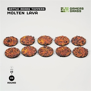 Gamers Grass - Base Toppers, Molten Lava 10Stk.